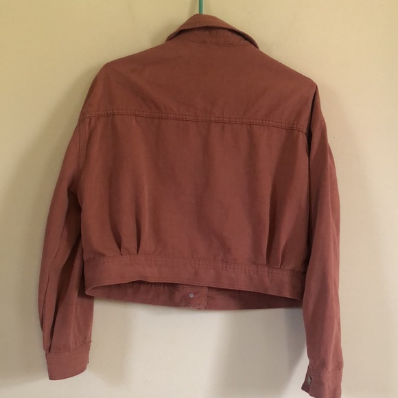 Lulus gold grown color denim jacket - Picture 7 of 7